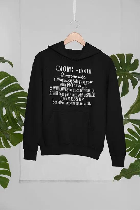 Mom Noun Hoodie by Merch