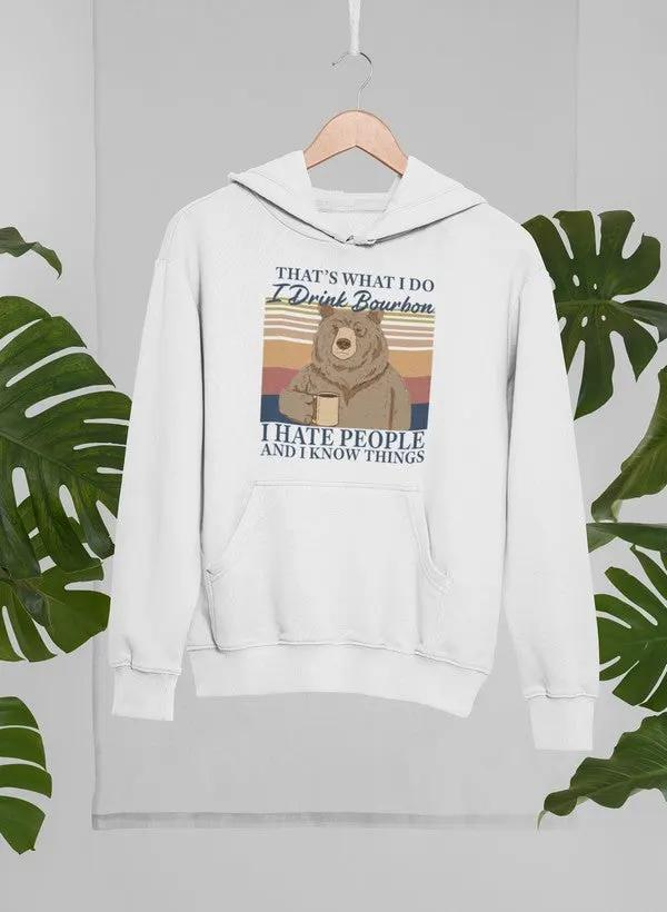 Bourbon Bear Hoodie by Merch