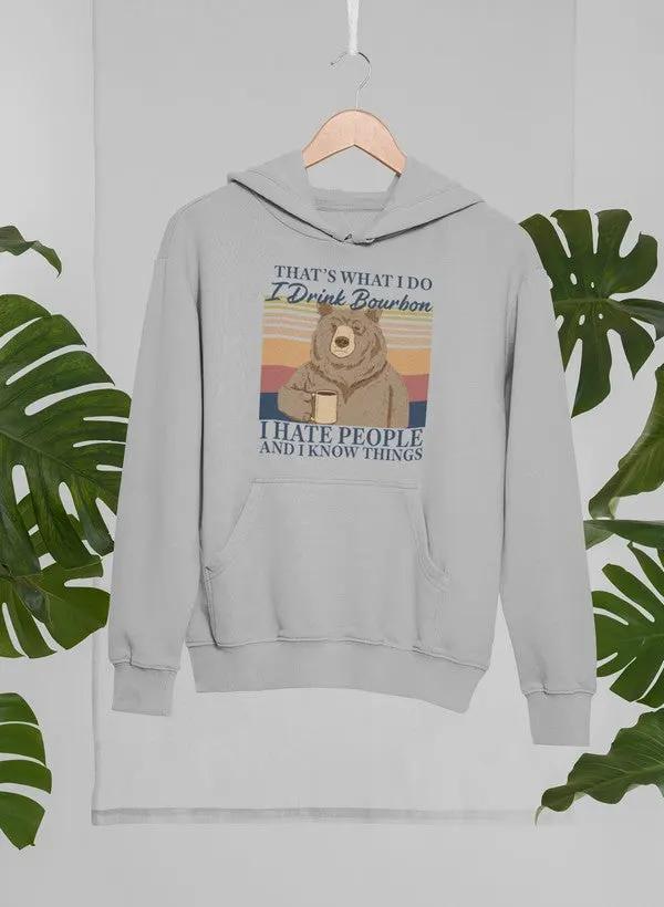 Bourbon Bear Hoodie by Merch