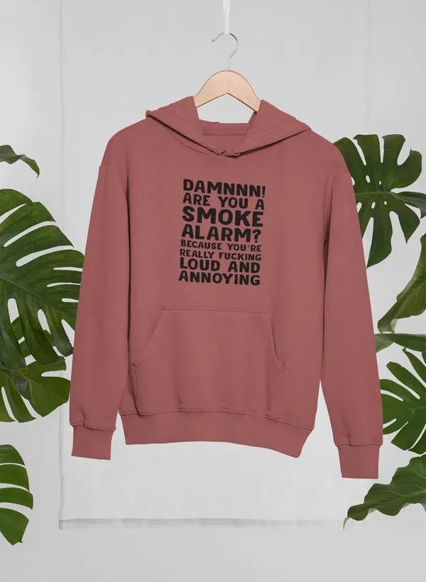 Smoke Alarm Hoodie by Merch