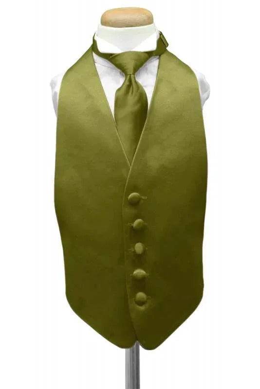 Luxury Satin Kids Tuxedo Vest 2 by Tux-USA