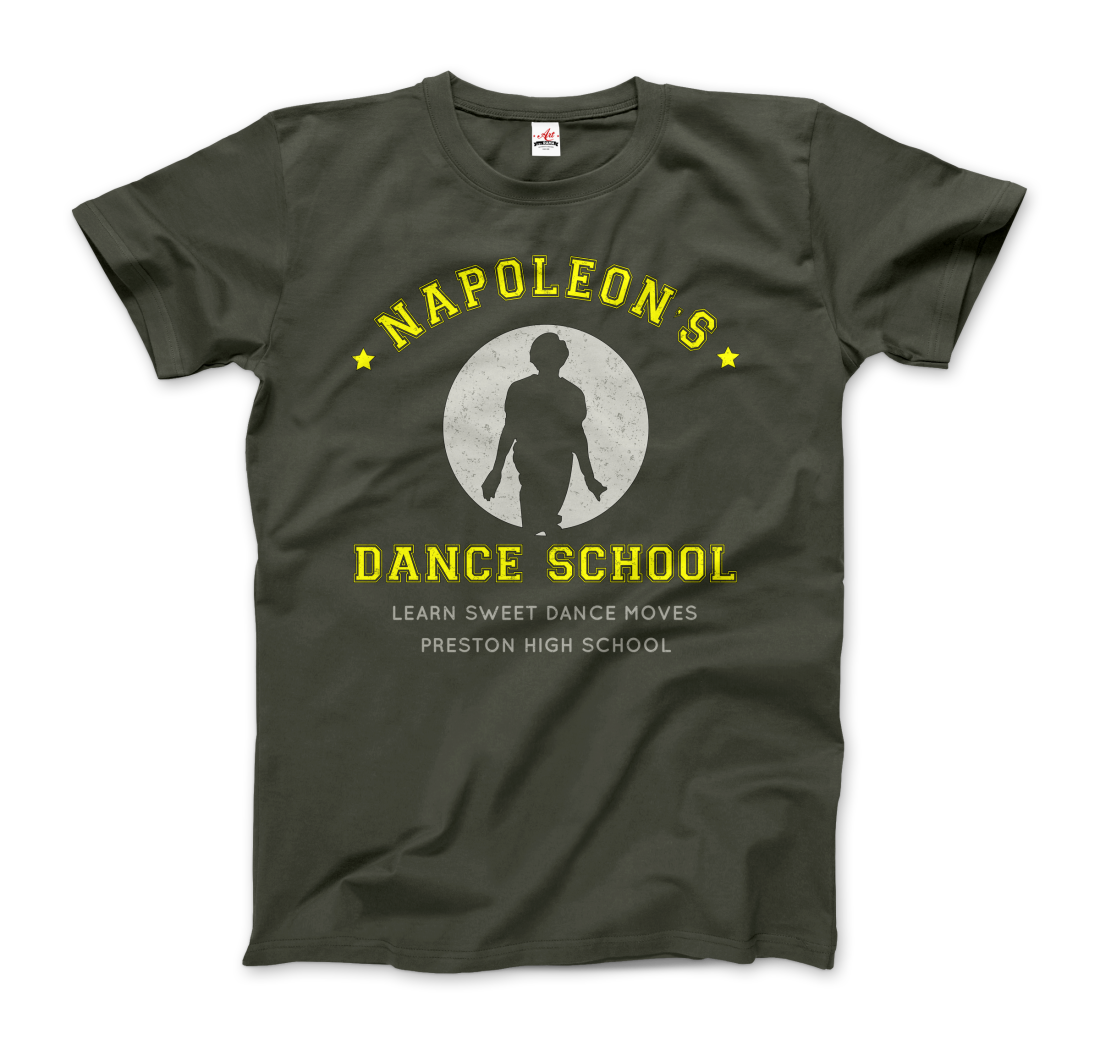 Napoleon Dance School from Napoleon Dinamyte movie t-shirt by Art-O-Rama Shop