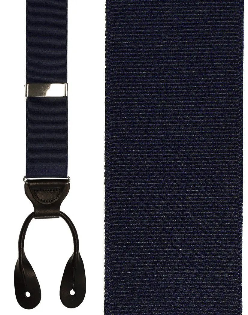 "Grosgraine Ribbon II" Suspenders 1.5 Width by Tux-USA