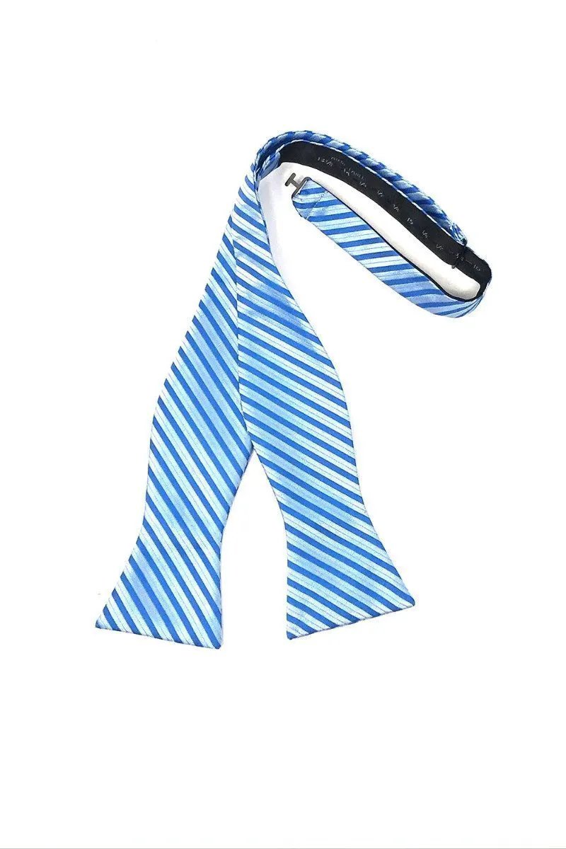 Newton Stripe Bow Tie Self Tie by Tux-USA
