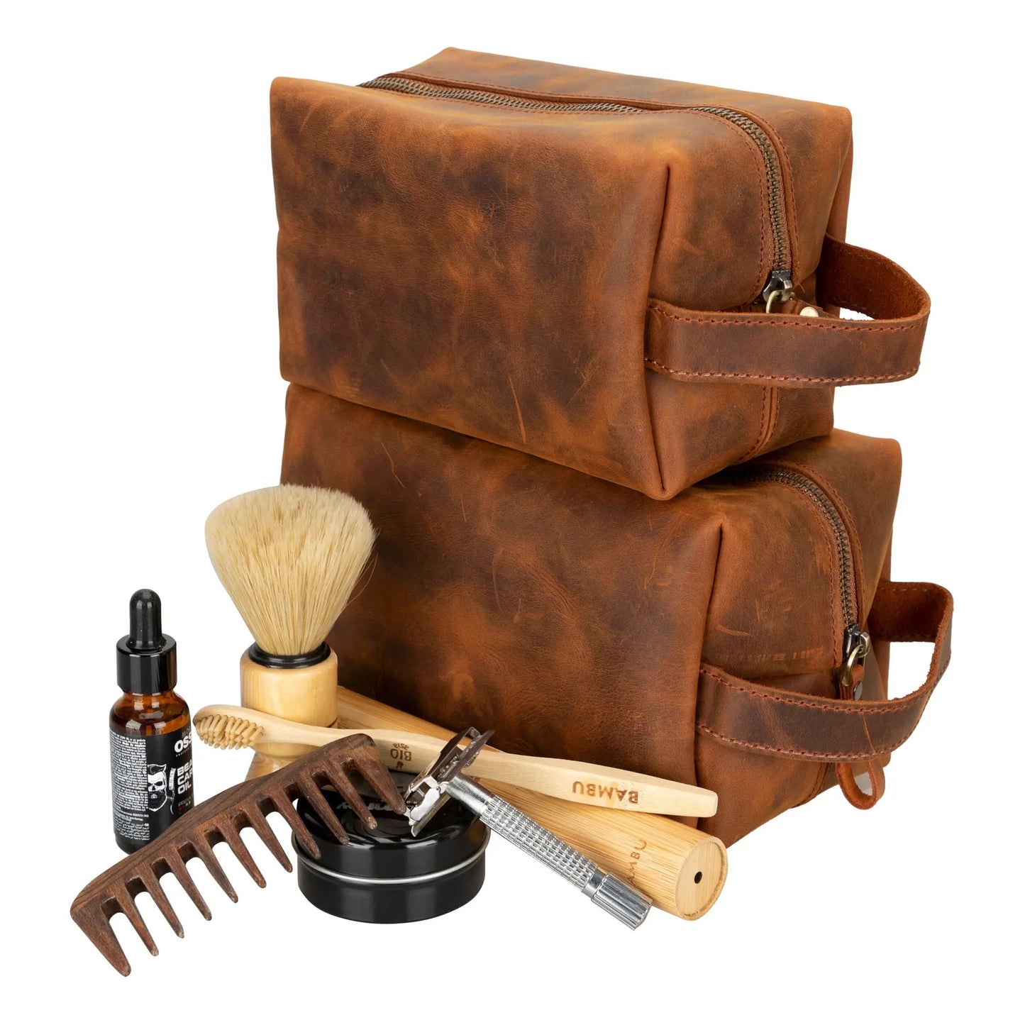 Eve Leather Dopp Kit, Medium by TORONATA