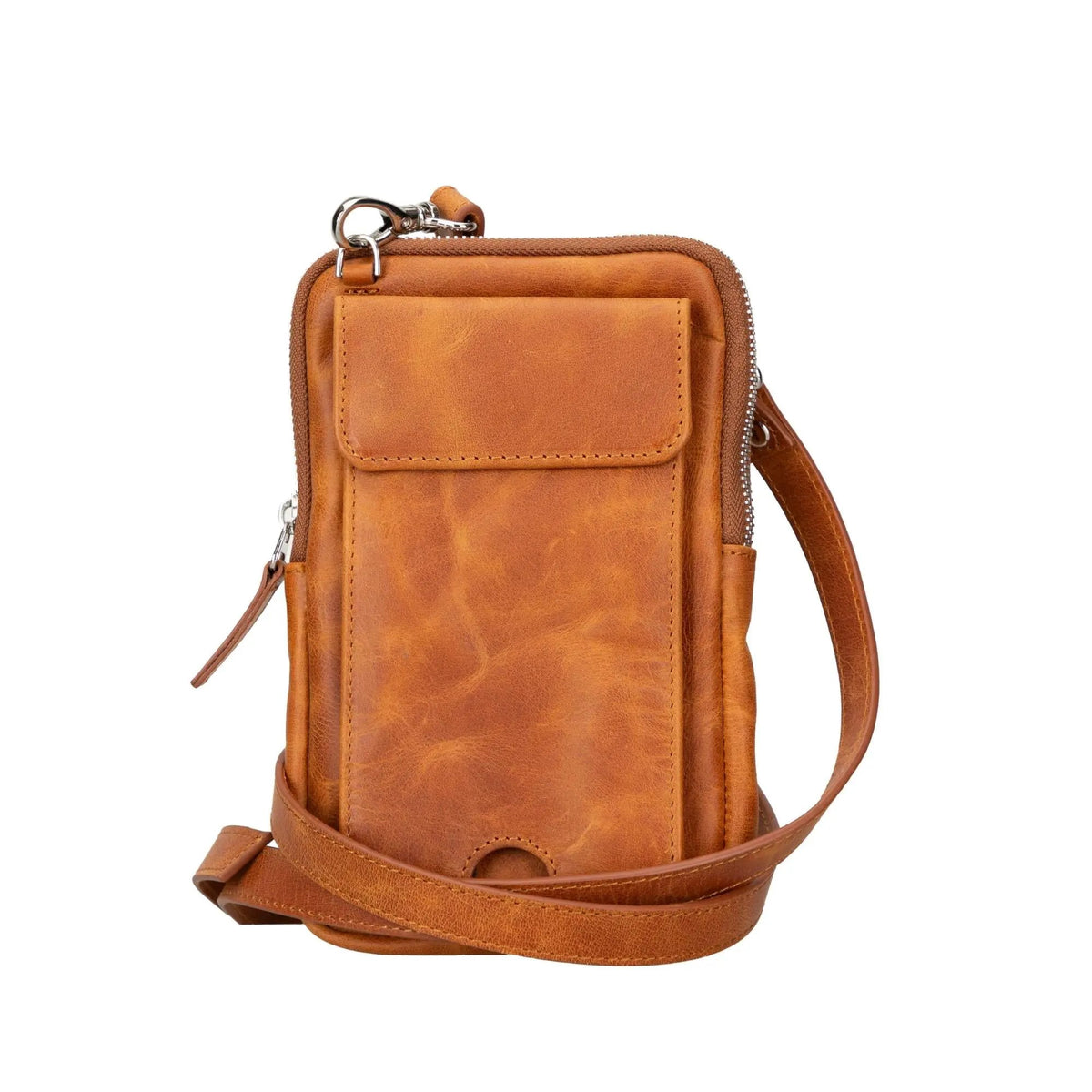 Niagara Leather Crossbody Phone Bag for Men by TORONATA