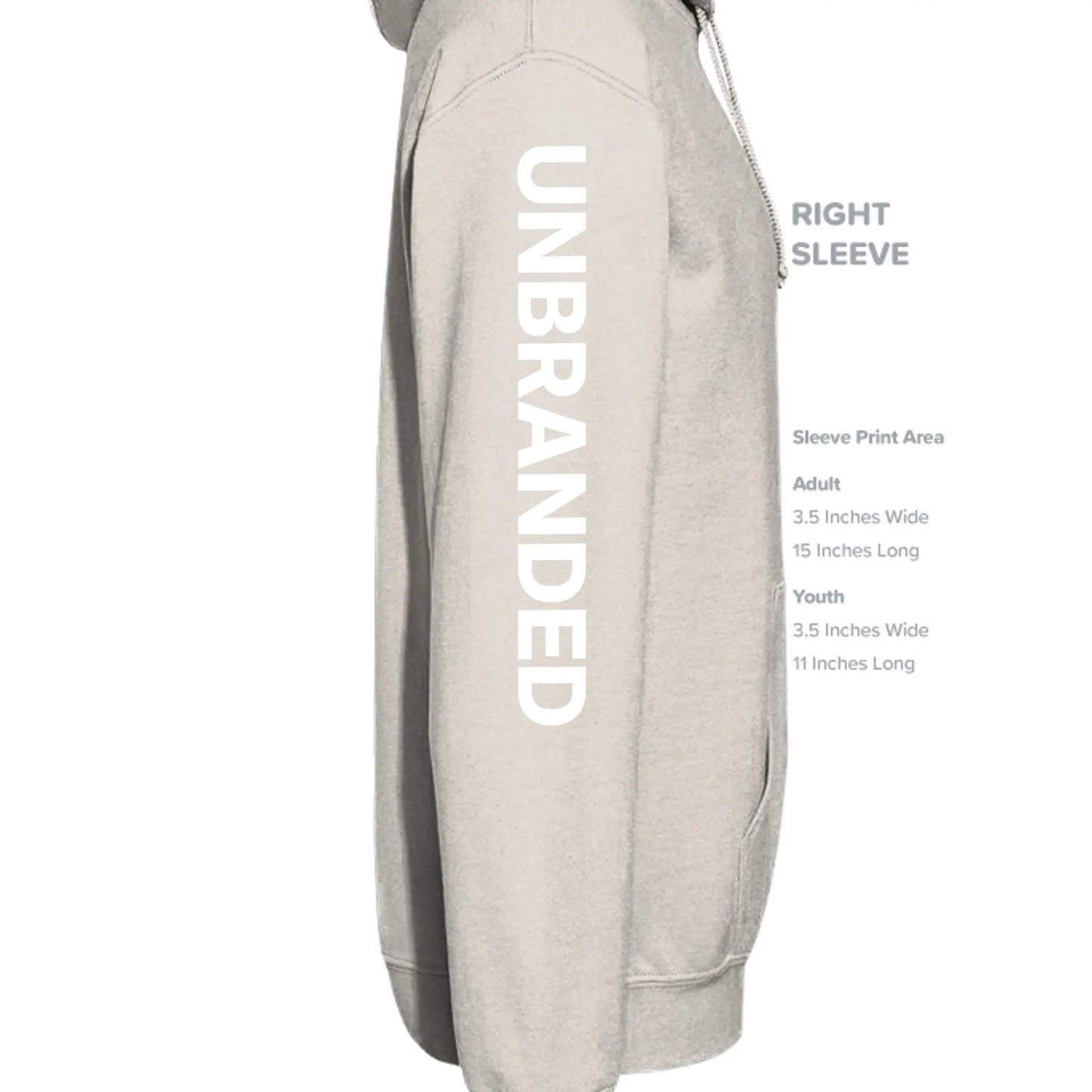 Unbranded by Inland Oversized Hoodie Pullover Unisex by Inland Leather Co