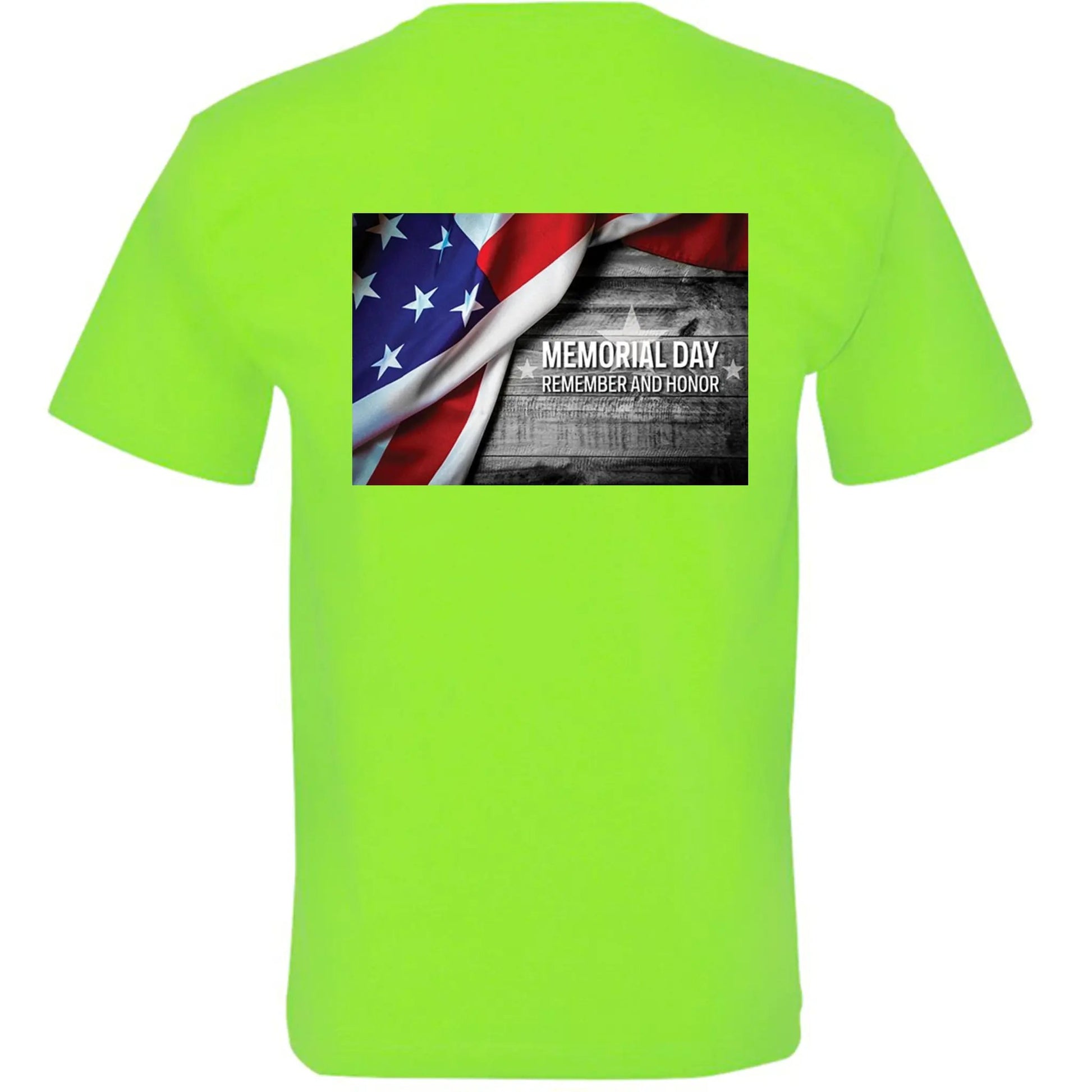 Memorial Day T Shirt Round Neck by Inland Leather Co