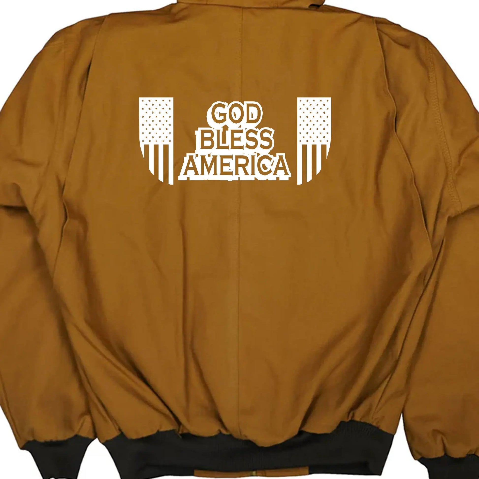 Men's Heritage Cotton Duck Hooded Jacket Memorial Day. by Inland Leather Co