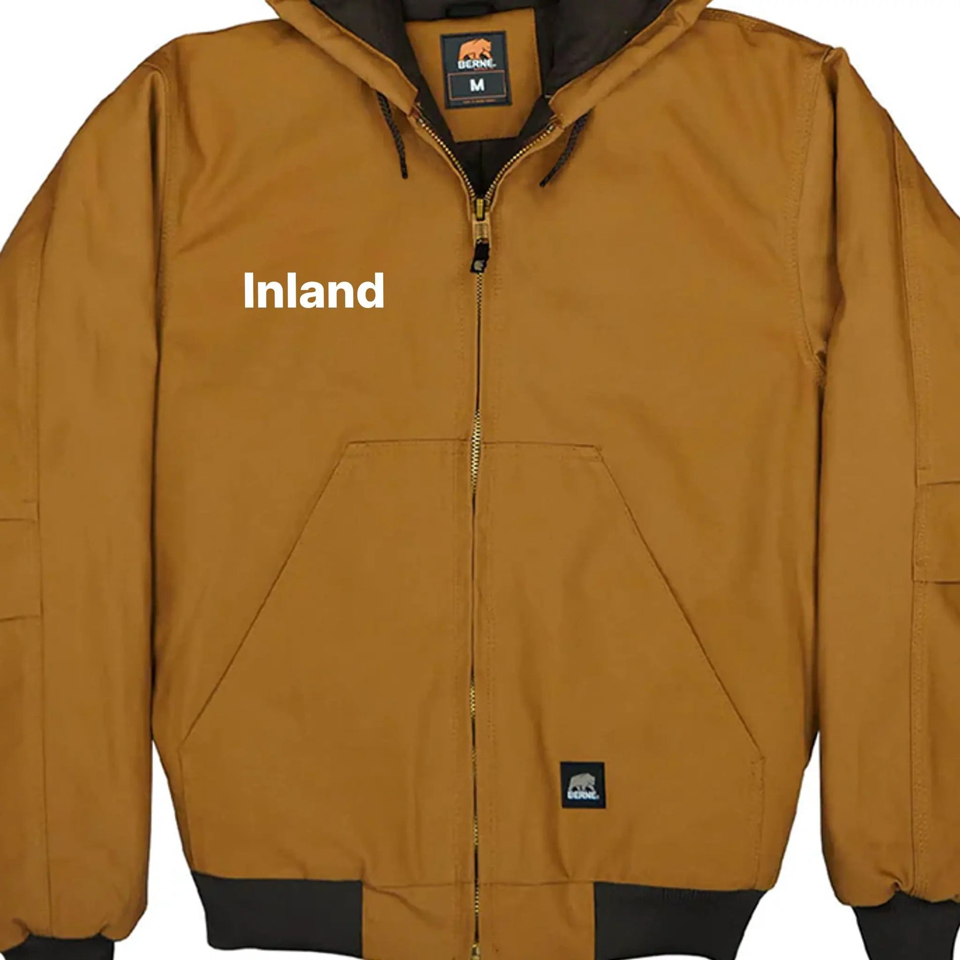 Men's Heritage Cotton Duck Hooded Jacket Memorial Day. by Inland Leather Co
