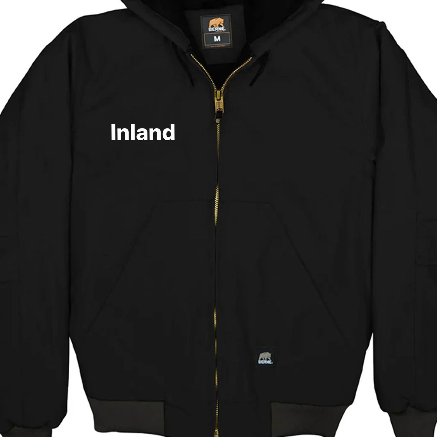 Men's Heritage Cotton Duck Hooded Jacket Memorial Day. by Inland Leather Co