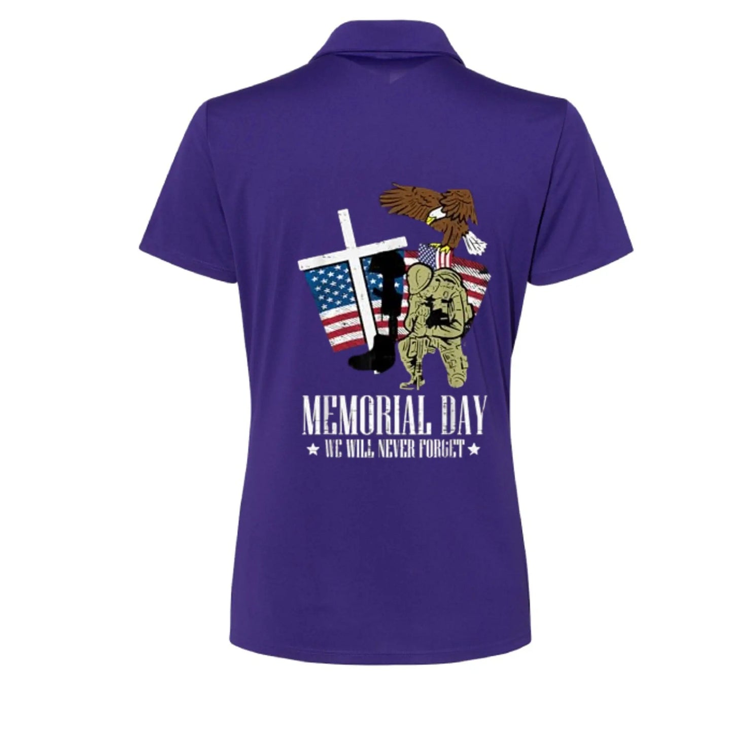 Women's Performance Sport Shirt Memorial Day Inland by Inland Leather Co