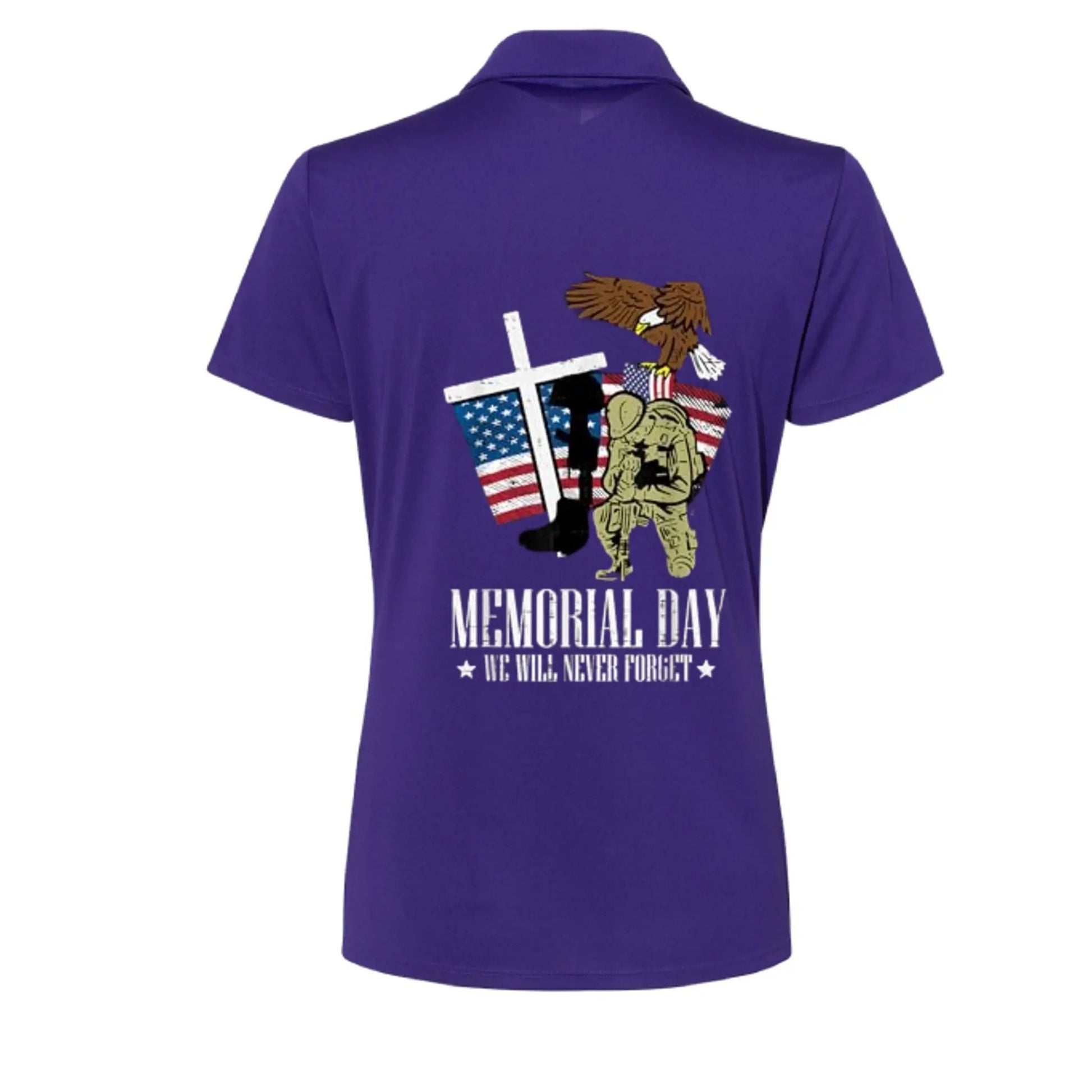 Women's Performance Sport Shirt Memorial Day Inland by Inland Leather Co