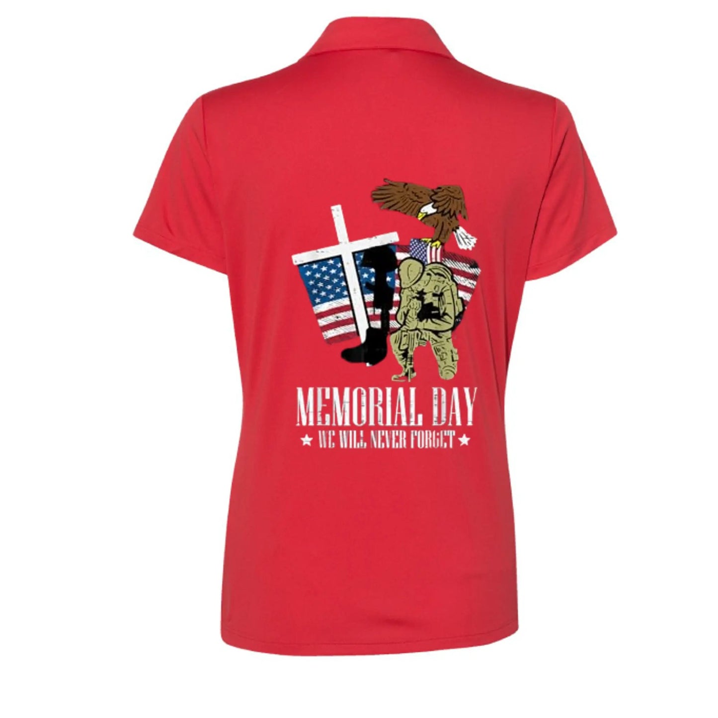 Women's Performance Sport Shirt Memorial Day Inland by Inland Leather Co