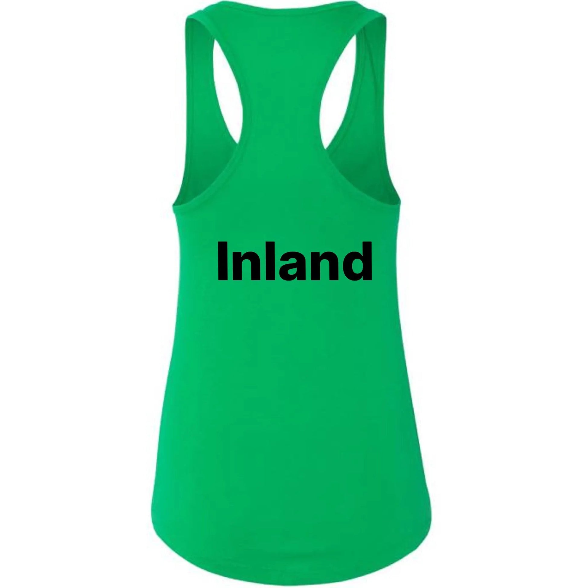 Ladies' Ideal Racerback Tank Momerial Day by Inland Leather Co