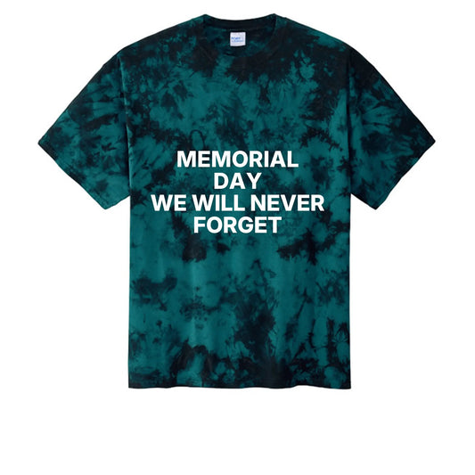 Crystal Tie-Dye Tee Memorial Day For Mens by Inland Leather Co