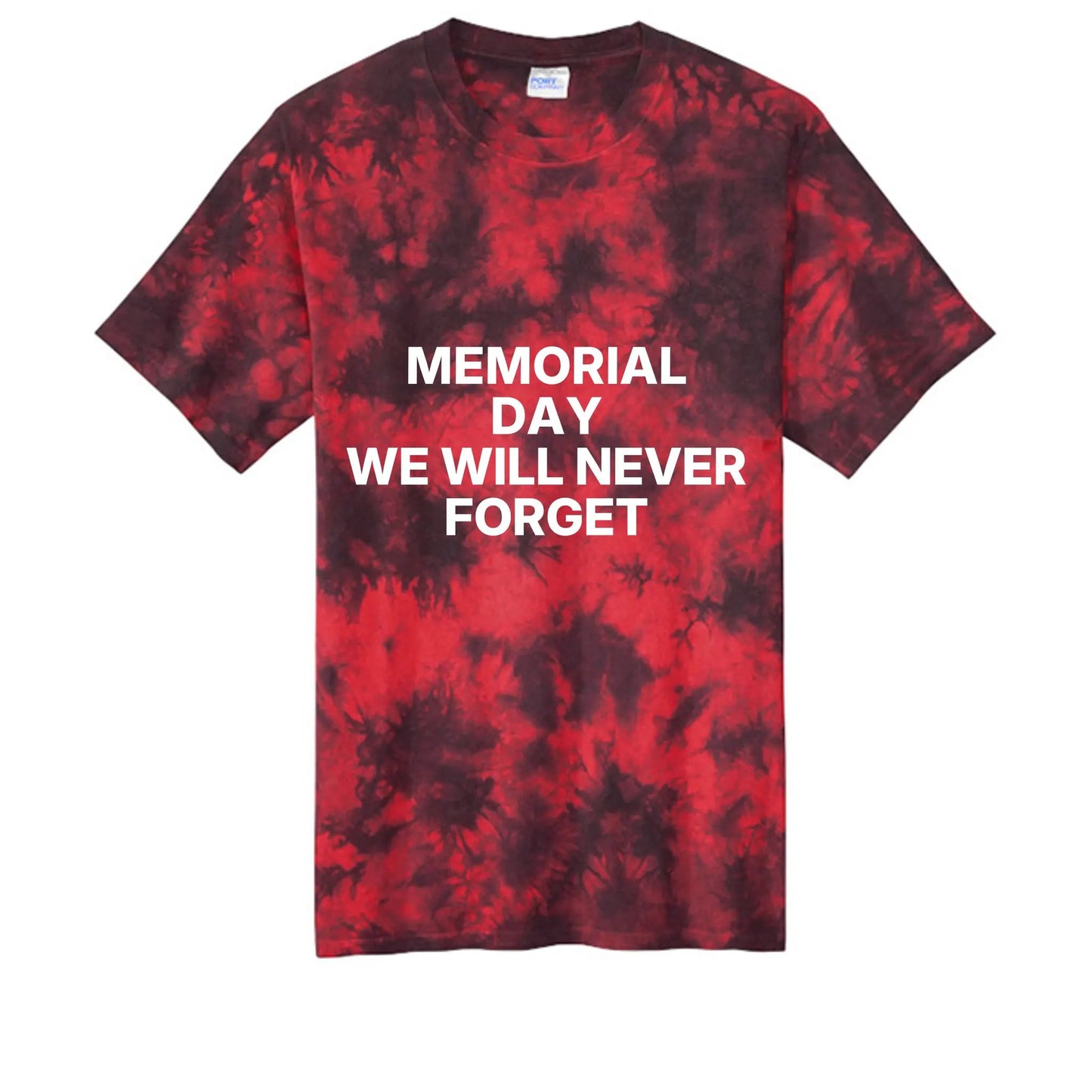 Crystal Tie-Dye Tee Memorial Day For Mens by Inland Leather Co