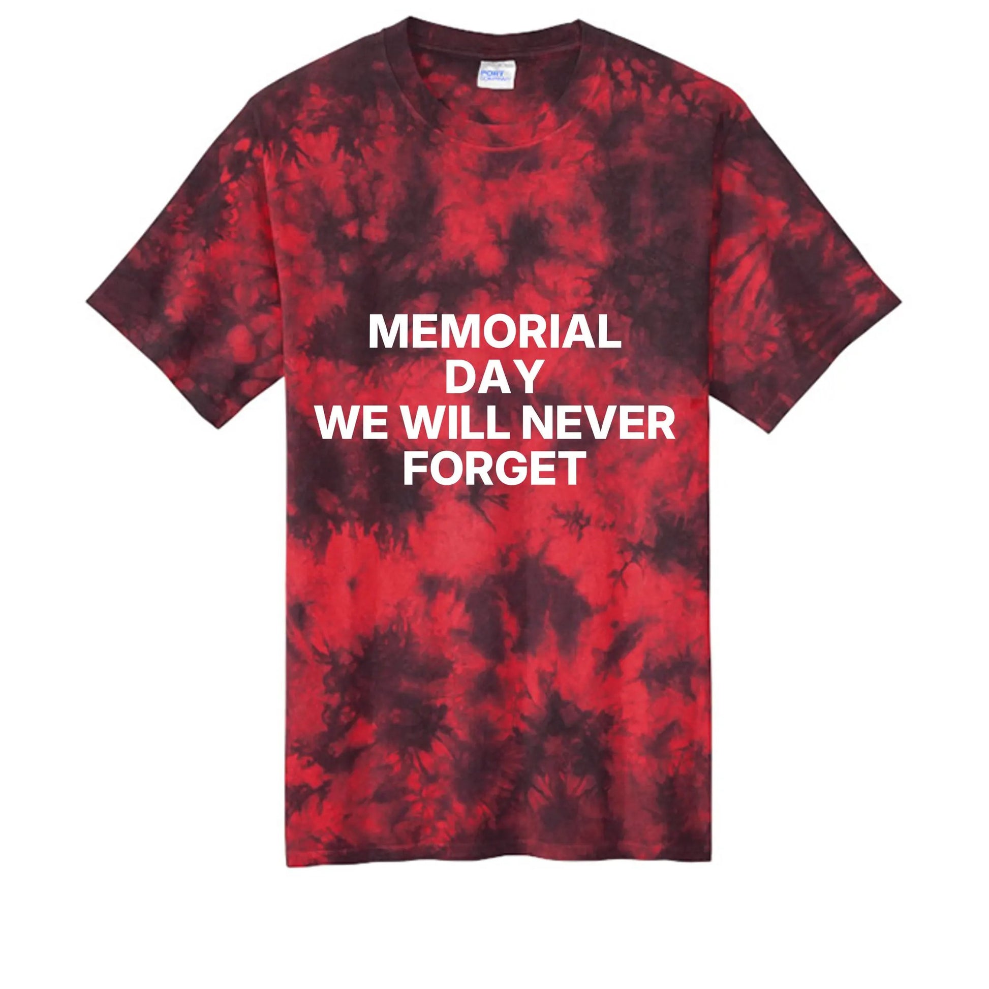 Crystal Tie-Dye Tee Memorial Day For Mens by Inland Leather Co