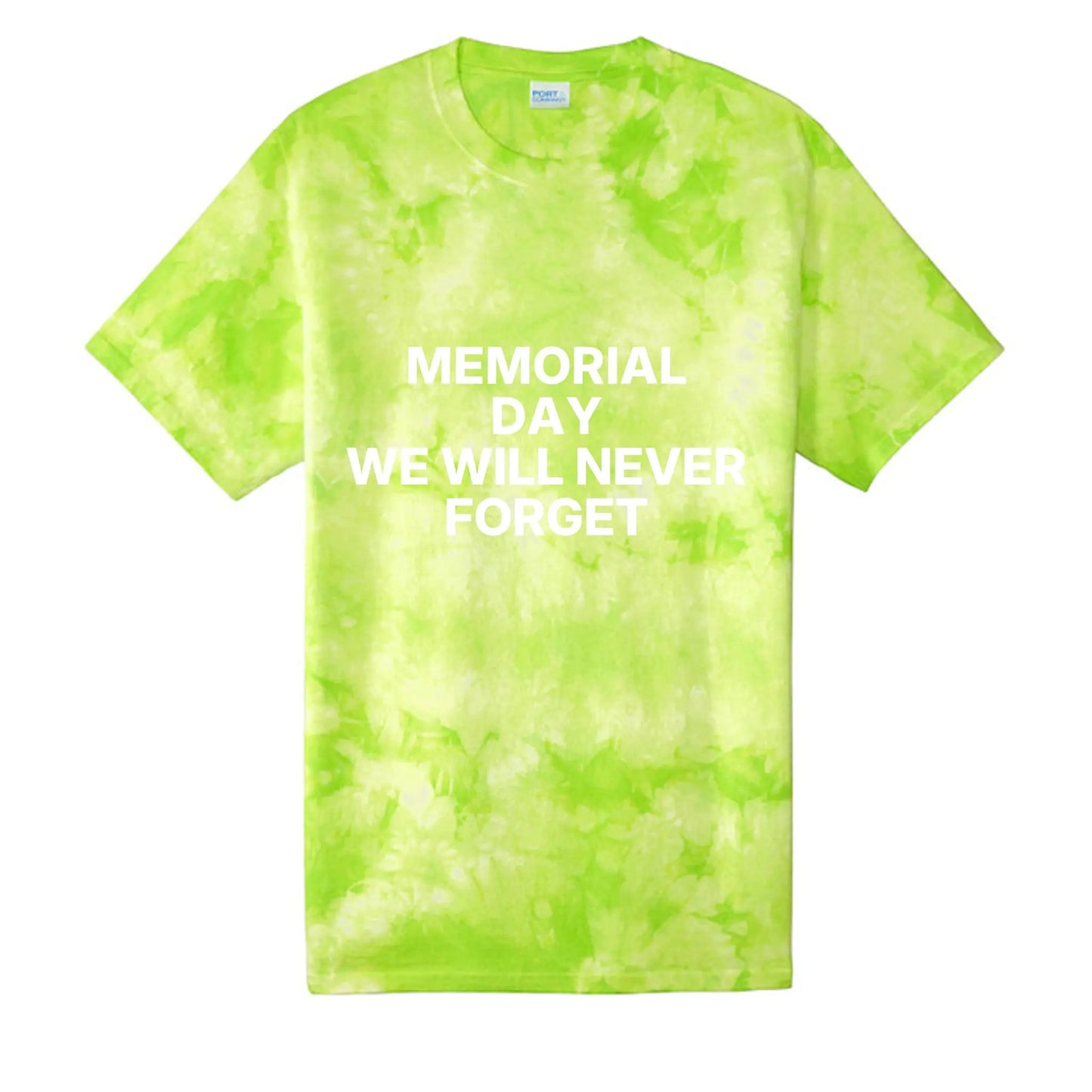 Crystal Tie-Dye Tee Memorial Day For Mens by Inland Leather Co
