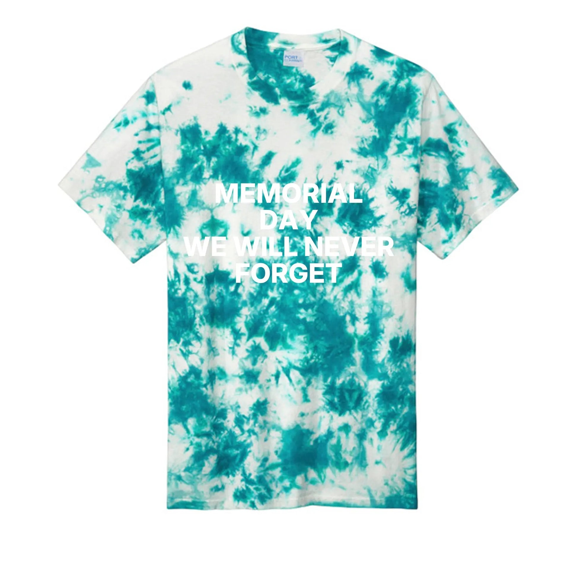 Crystal Tie-Dye Tee Memorial Day For Mens by Inland Leather Co