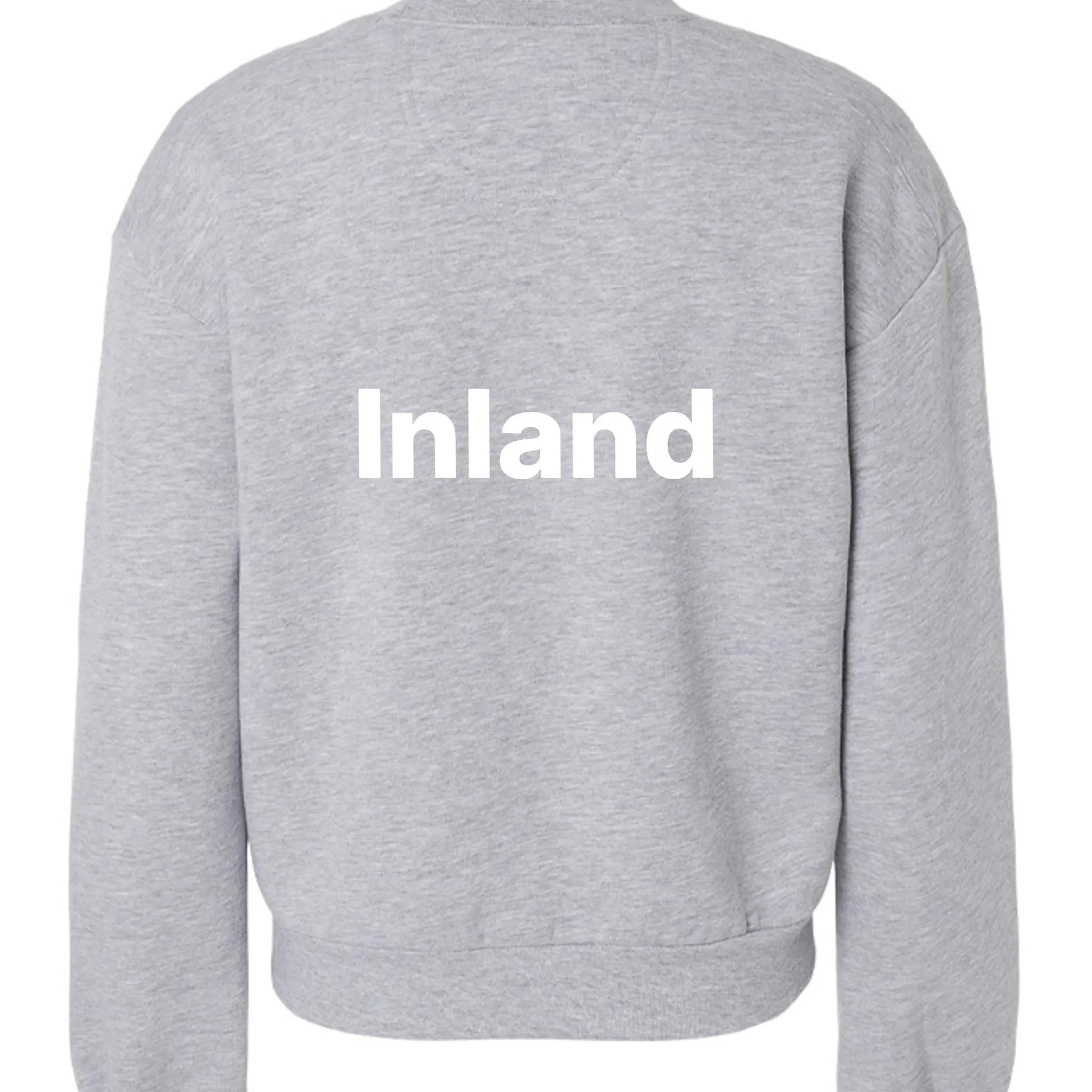 American Apparel Ladies' ReFlex Fleece Crewneck Sweatshirt by Inland Leather Co
