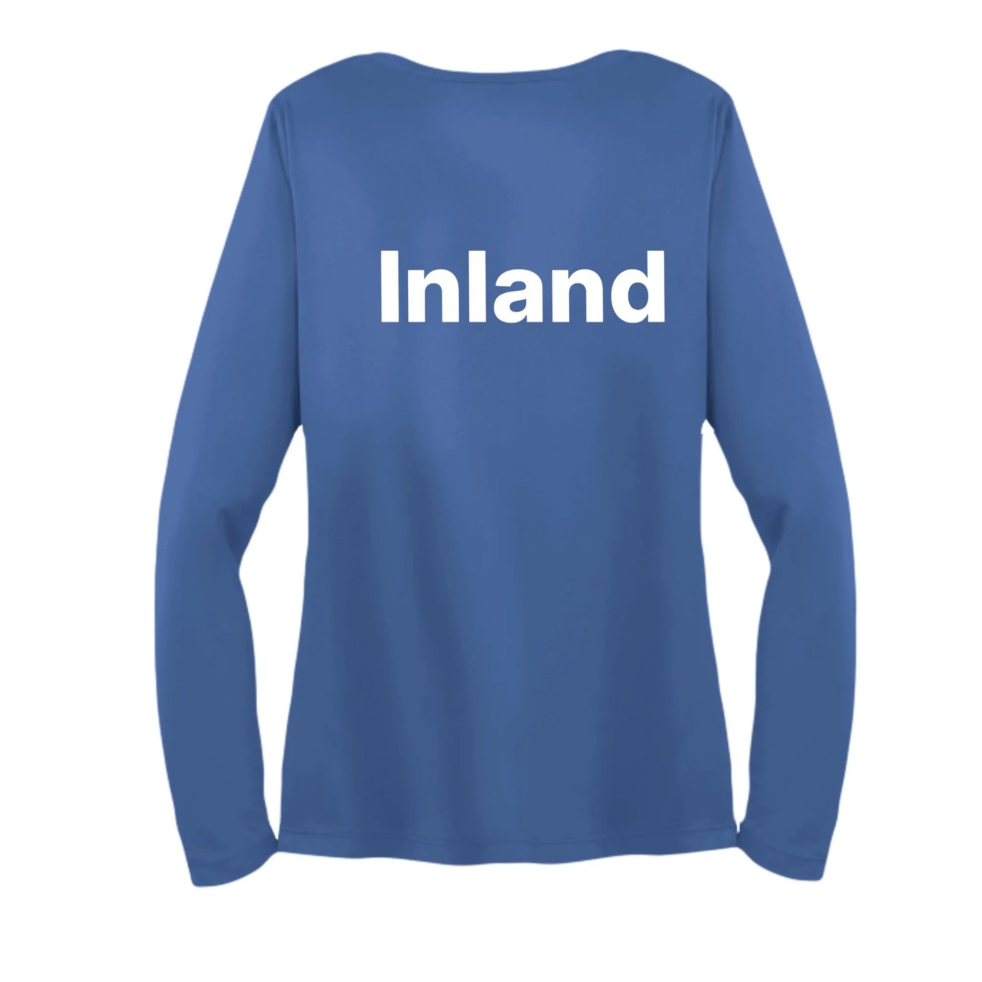 Womens Long Sleeve V-Neck Tee - Memorial Day by Inland Leather Co