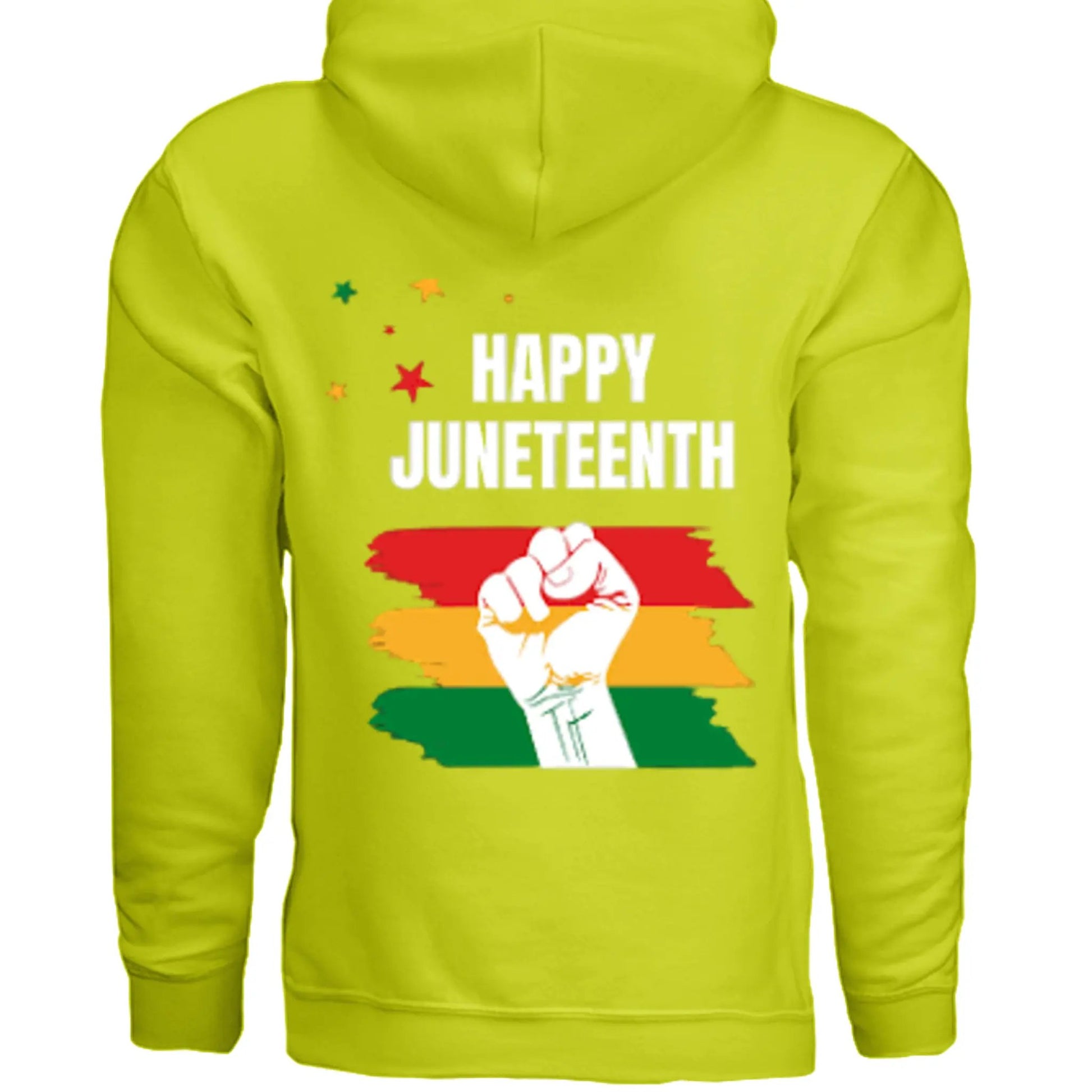 Hooded Sweatshirt For Mens Juneteenth - Freedom Day by Inland Leather Co