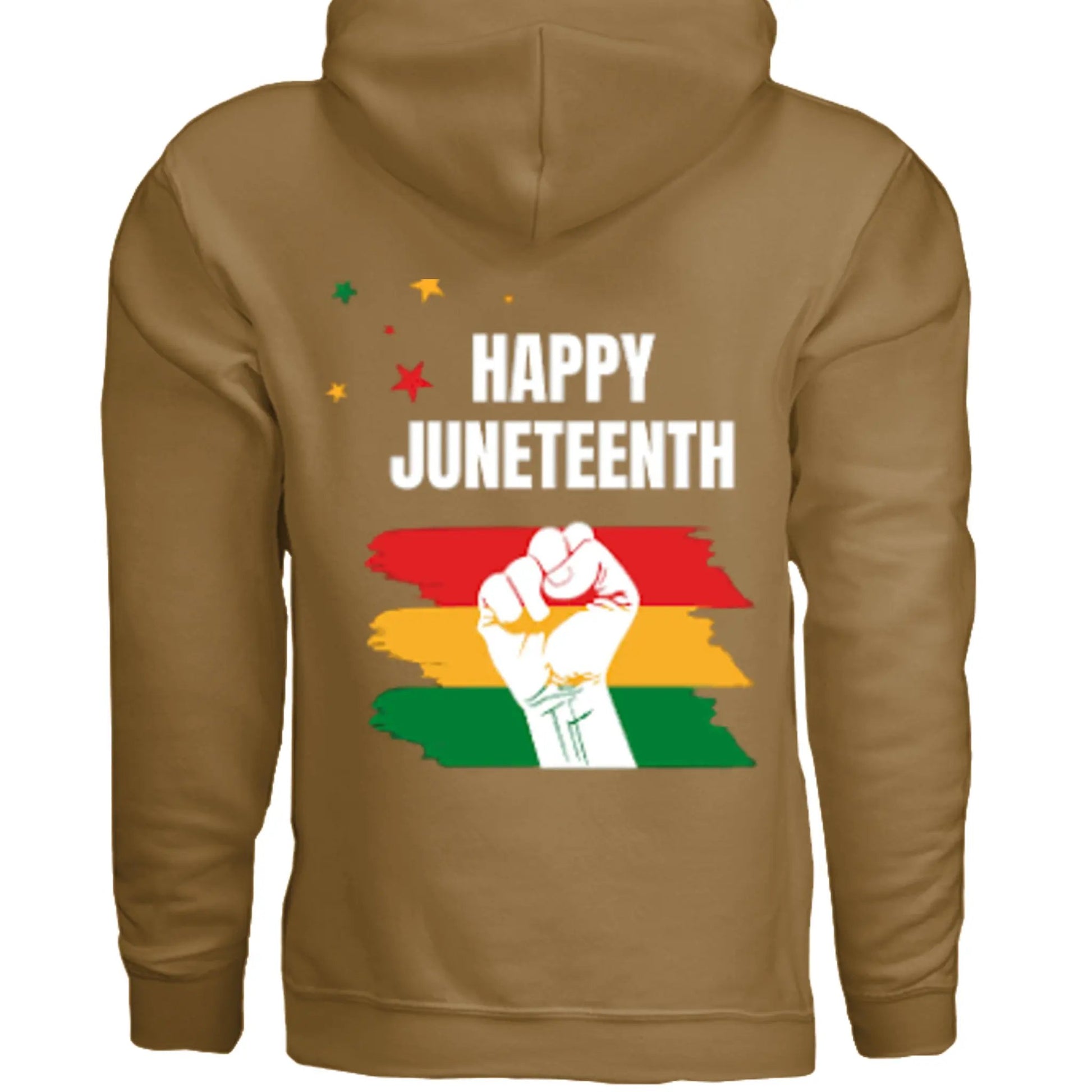 Hooded Sweatshirt For Mens Juneteenth - Freedom Day by Inland Leather Co