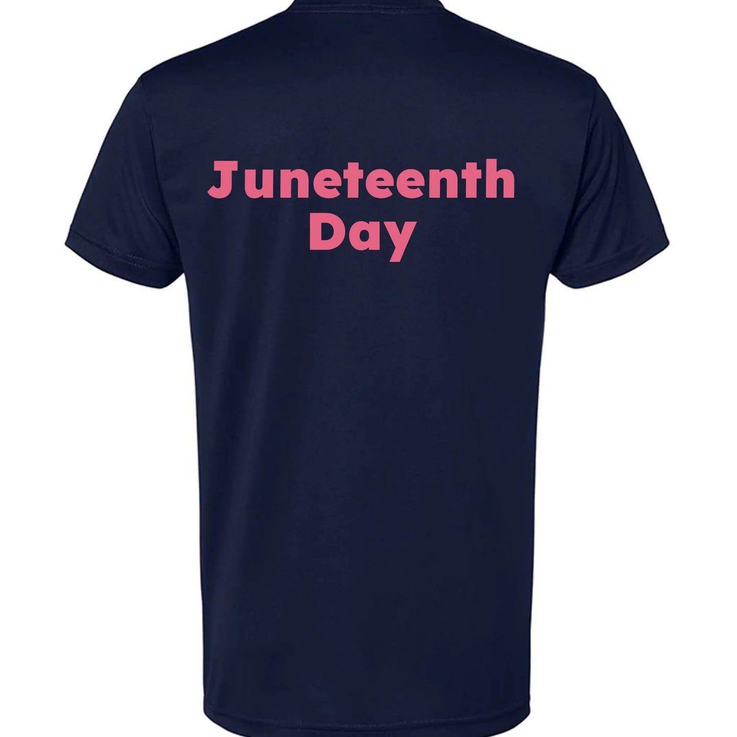 Polyester Performance T-Shirt For Mens Juneteenth 19 Day Special by Inland Leather Co