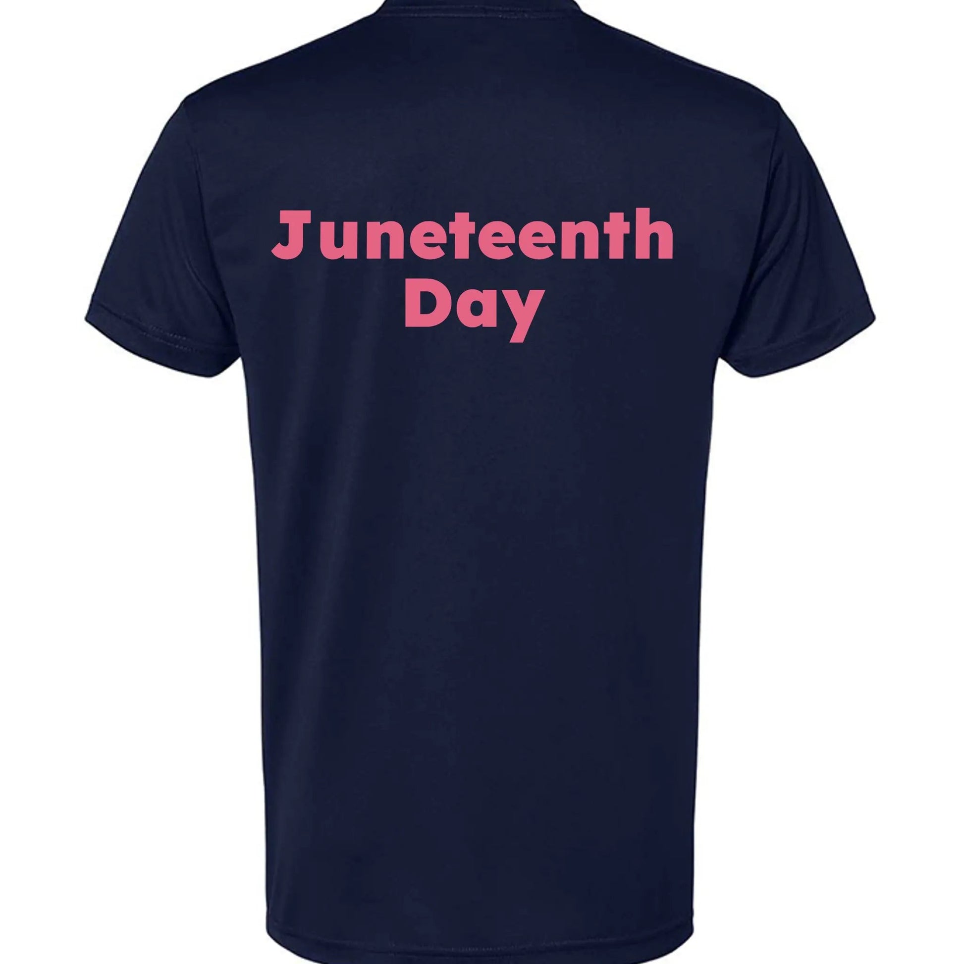Polyester Performance T-Shirt For Mens Juneteenth 19 Day Special by Inland Leather Co