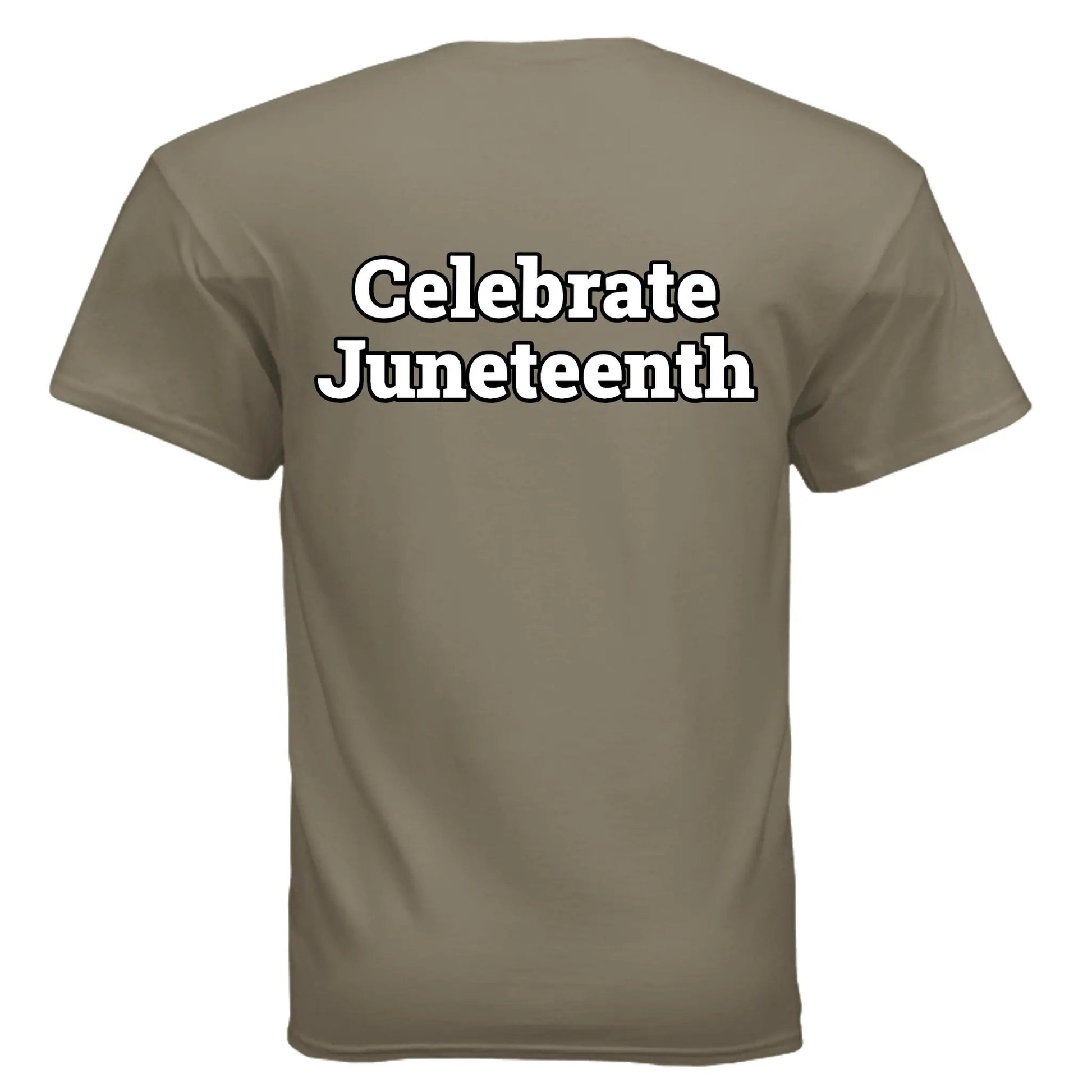 Mens Gildan G200 Adult Ultra Cotton T-Shirt Celebrate Juneteenth by Inland Leather Co