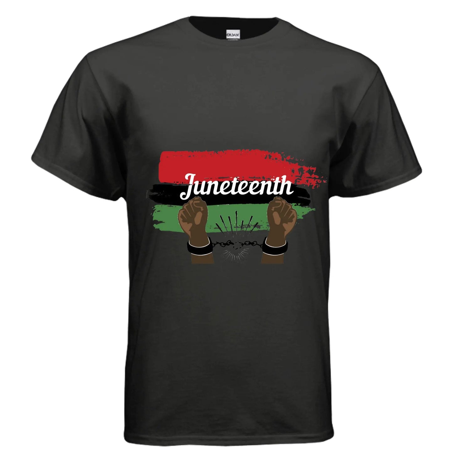 Mens Gildan G200 Adult Ultra Cotton T-Shirt Celebrate Juneteenth by Inland Leather Co