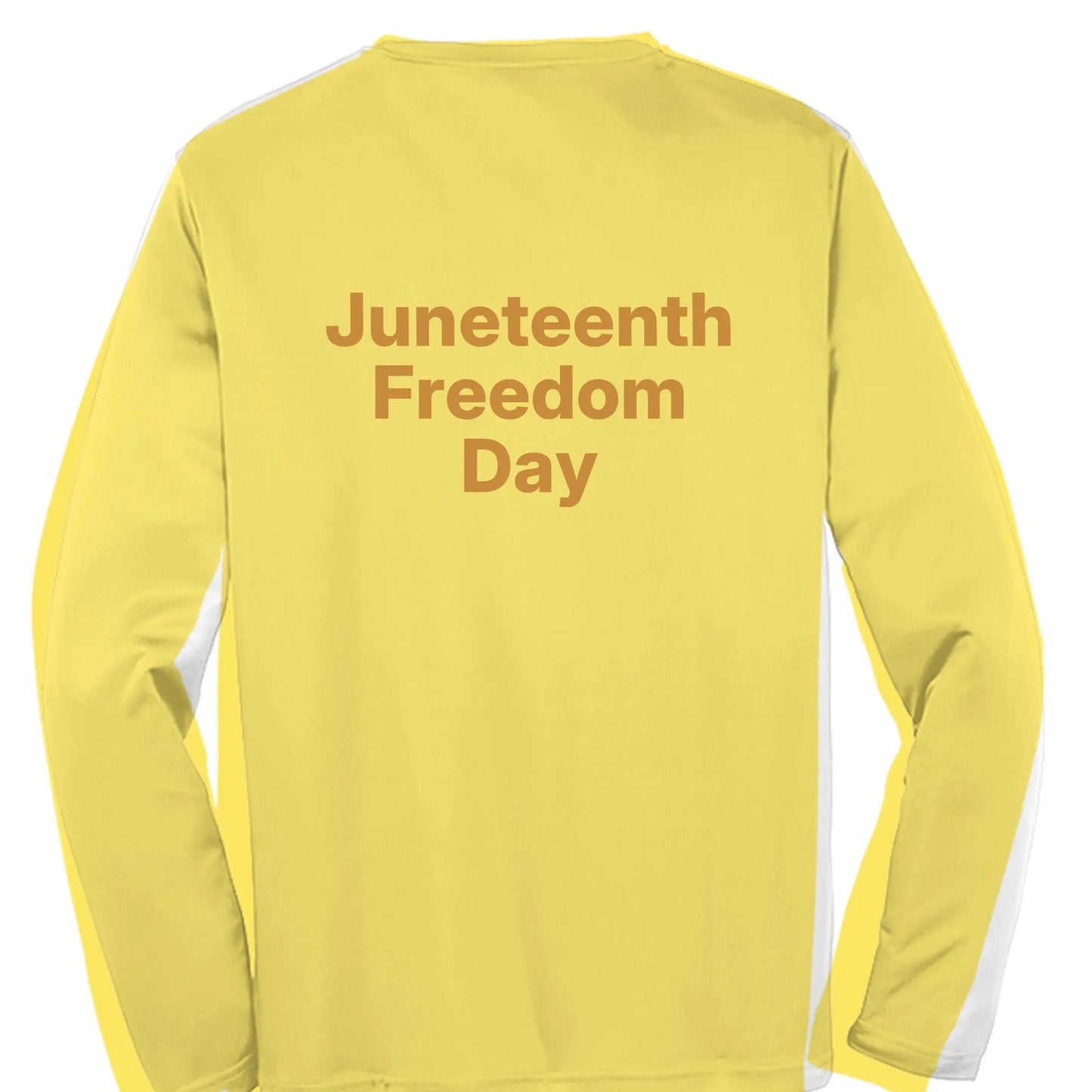 Mens Long Sleeve Tee ST420LS Juneteenth Day Special by Inland Leather Co