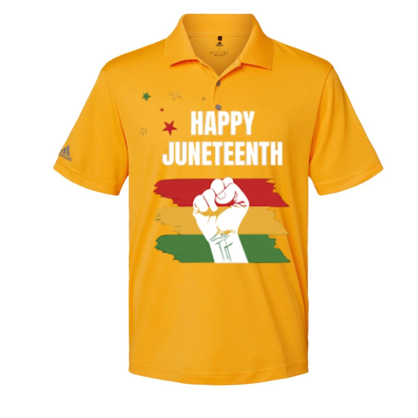 Adidas A230 Performance Sport Shirt For Mens Juneteenth Day by Inland Leather Co