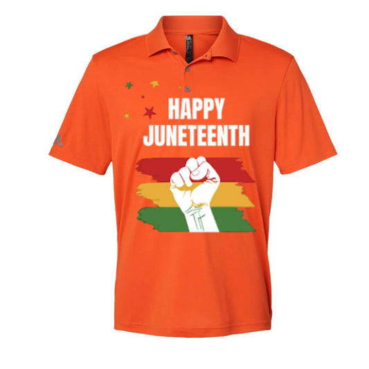 Adidas A230 Performance Sport Shirt For Mens Juneteenth Day by Inland Leather Co