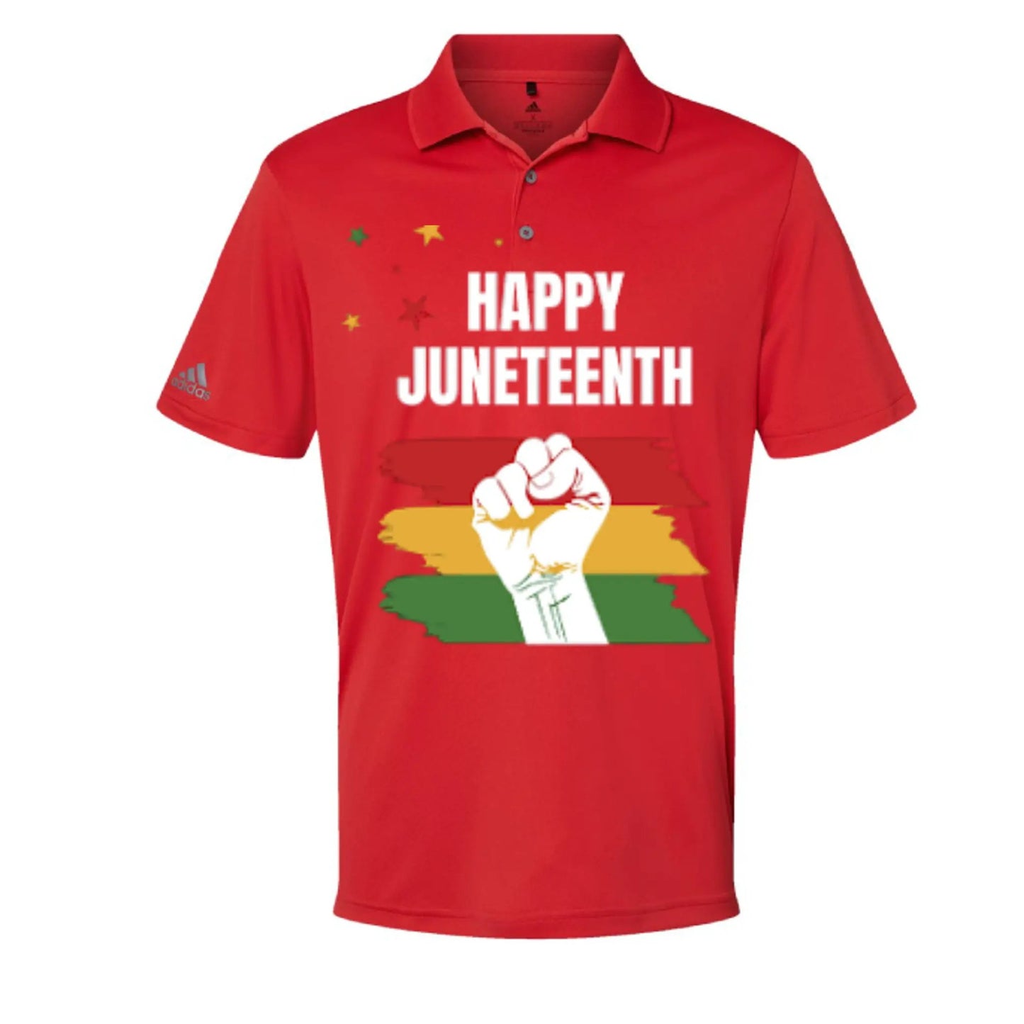 Adidas A230 Performance Sport Shirt For Mens Juneteenth Day by Inland Leather Co