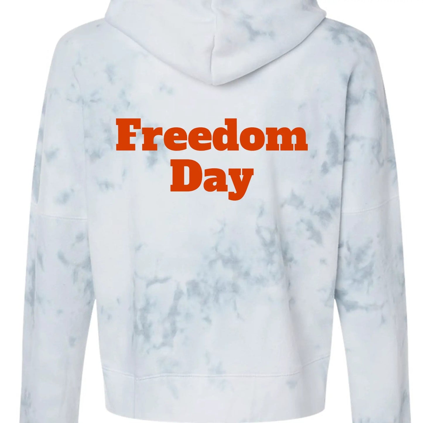8853 Women's Crop Hooded Sweatshirt - Juneteenth Freedom Day by Inland Leather Co