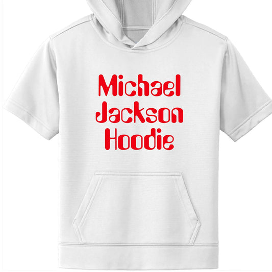 Fleece Short Sleeve Hooded Pullover YST251 Michael Jackson by Inland Leather Co