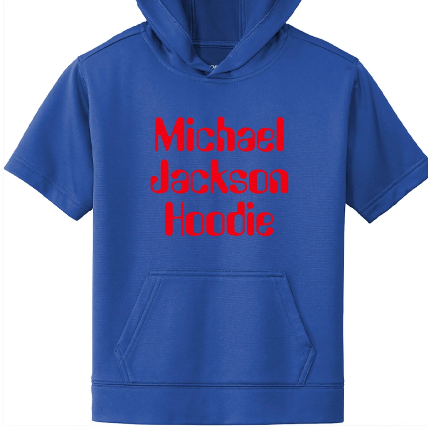 Fleece Short Sleeve Hooded Pullover YST251 Michael Jackson by Inland Leather Co