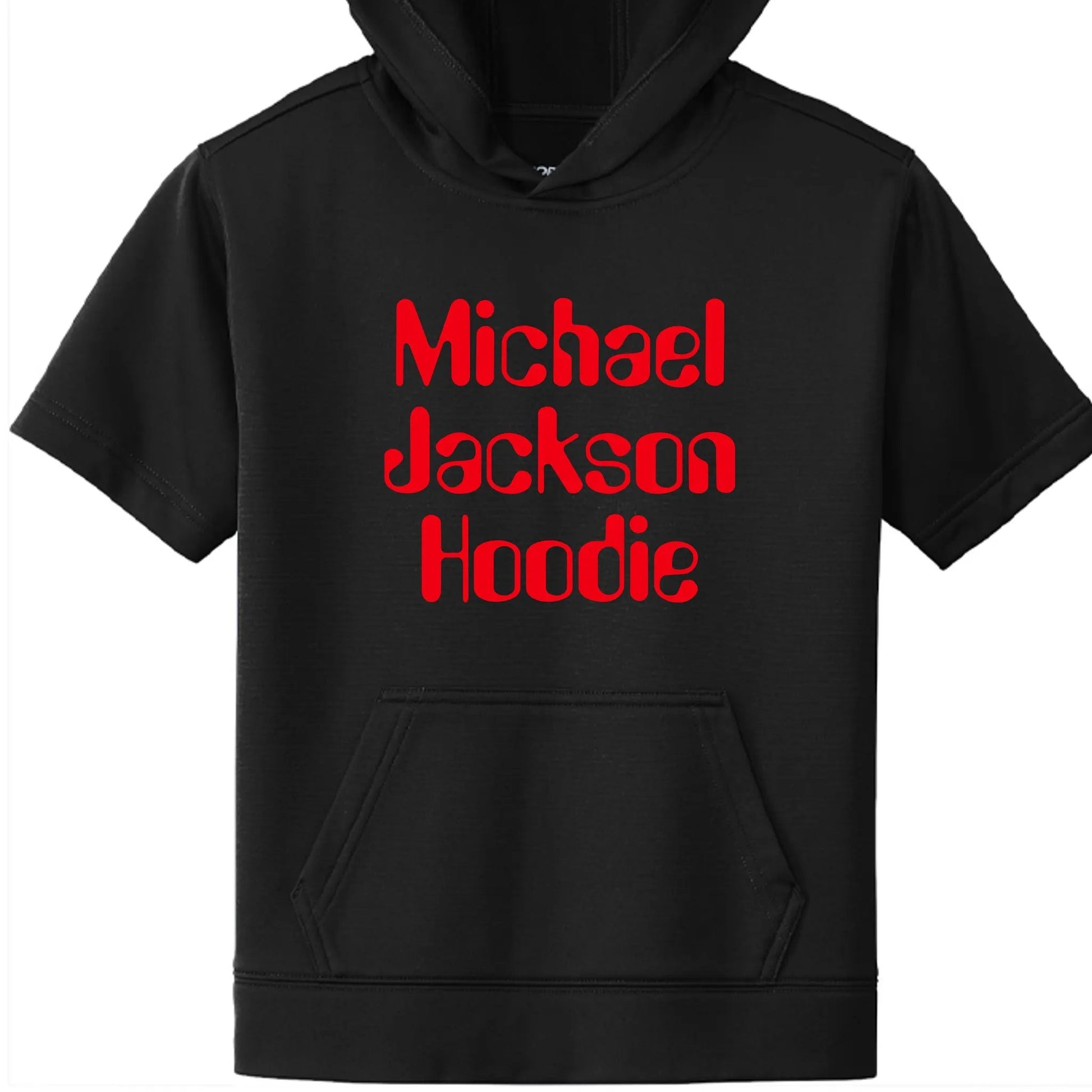 Fleece Short Sleeve Hooded Pullover YST251 Michael Jackson by Inland Leather Co