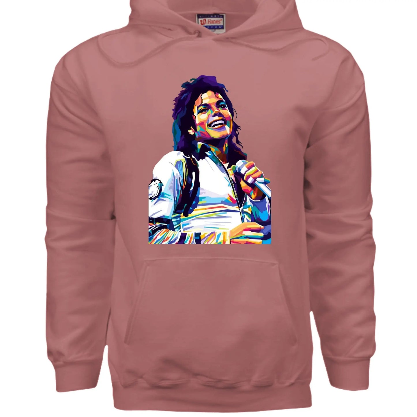 F170 Fleece Short Sleeve Pullover Hood Michael Jackson by Inland Leather Co