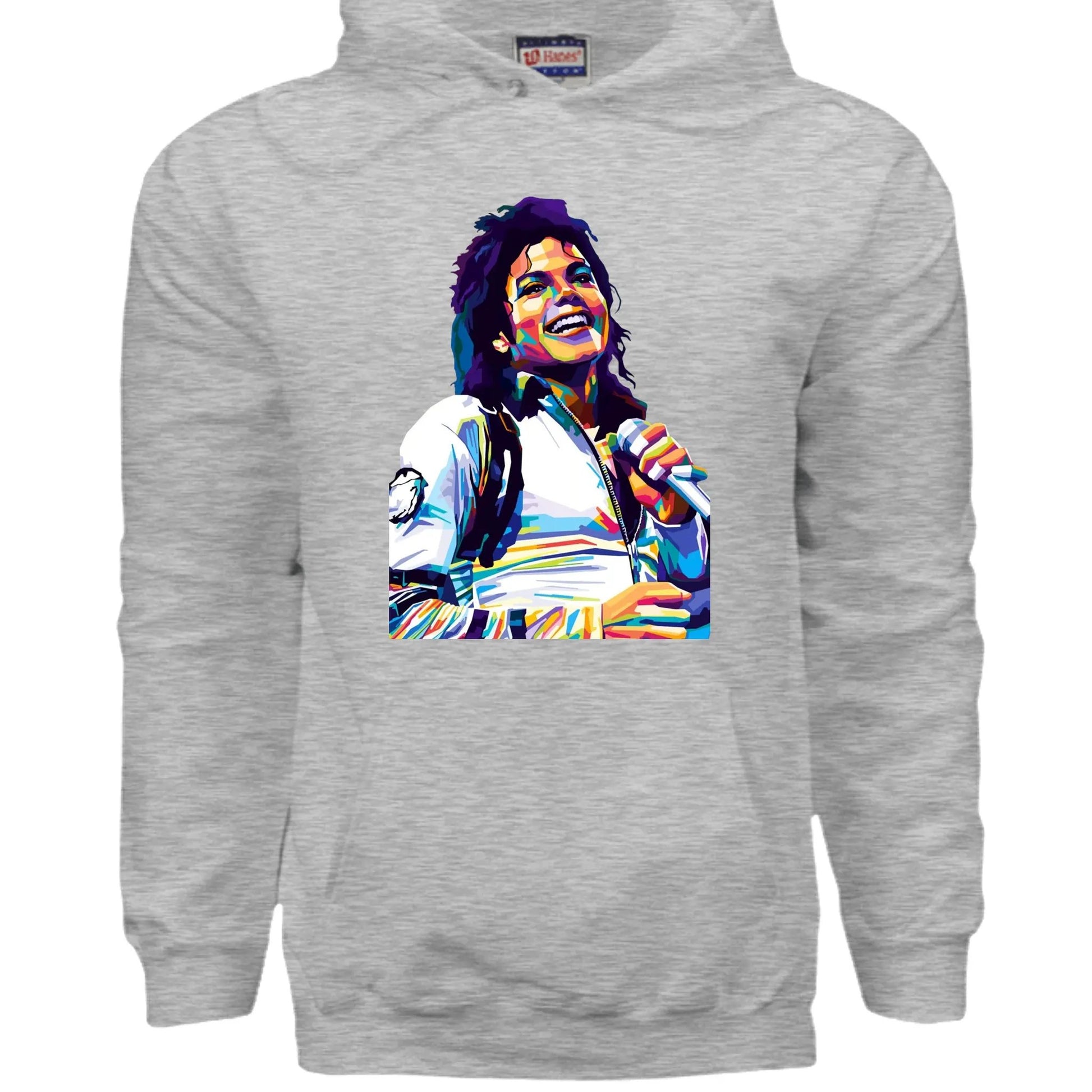 F170 Fleece Short Sleeve Pullover Hood Michael Jackson by Inland Leather Co