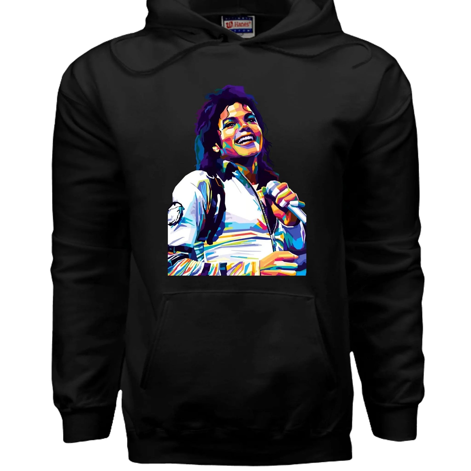 F170 Fleece Short Sleeve Pullover Hood Michael Jackson by Inland Leather Co