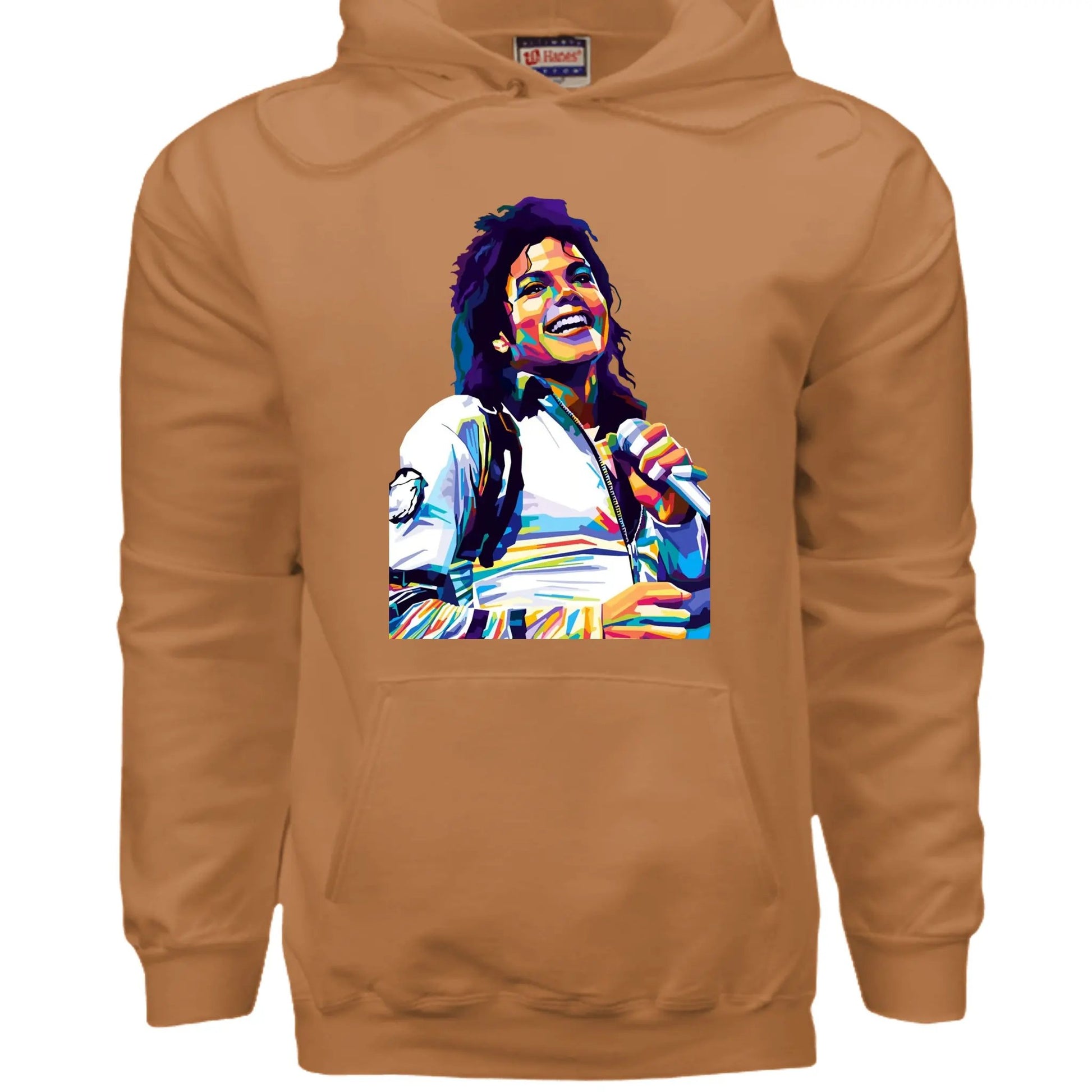 F170 Fleece Short Sleeve Pullover Hood Michael Jackson by Inland Leather Co