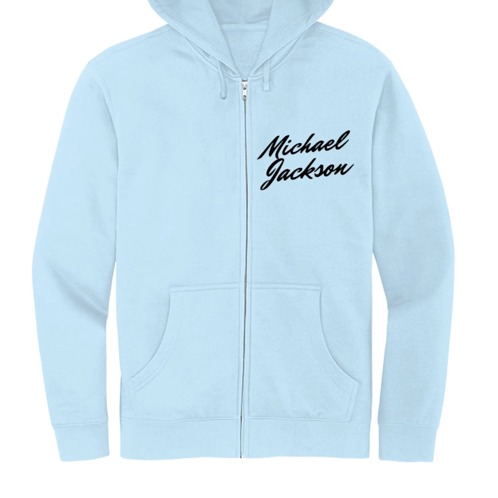 DT6102 Mens Fleece Full-Zip Hoodie Michael Jackson Printed by Inland Leather Co