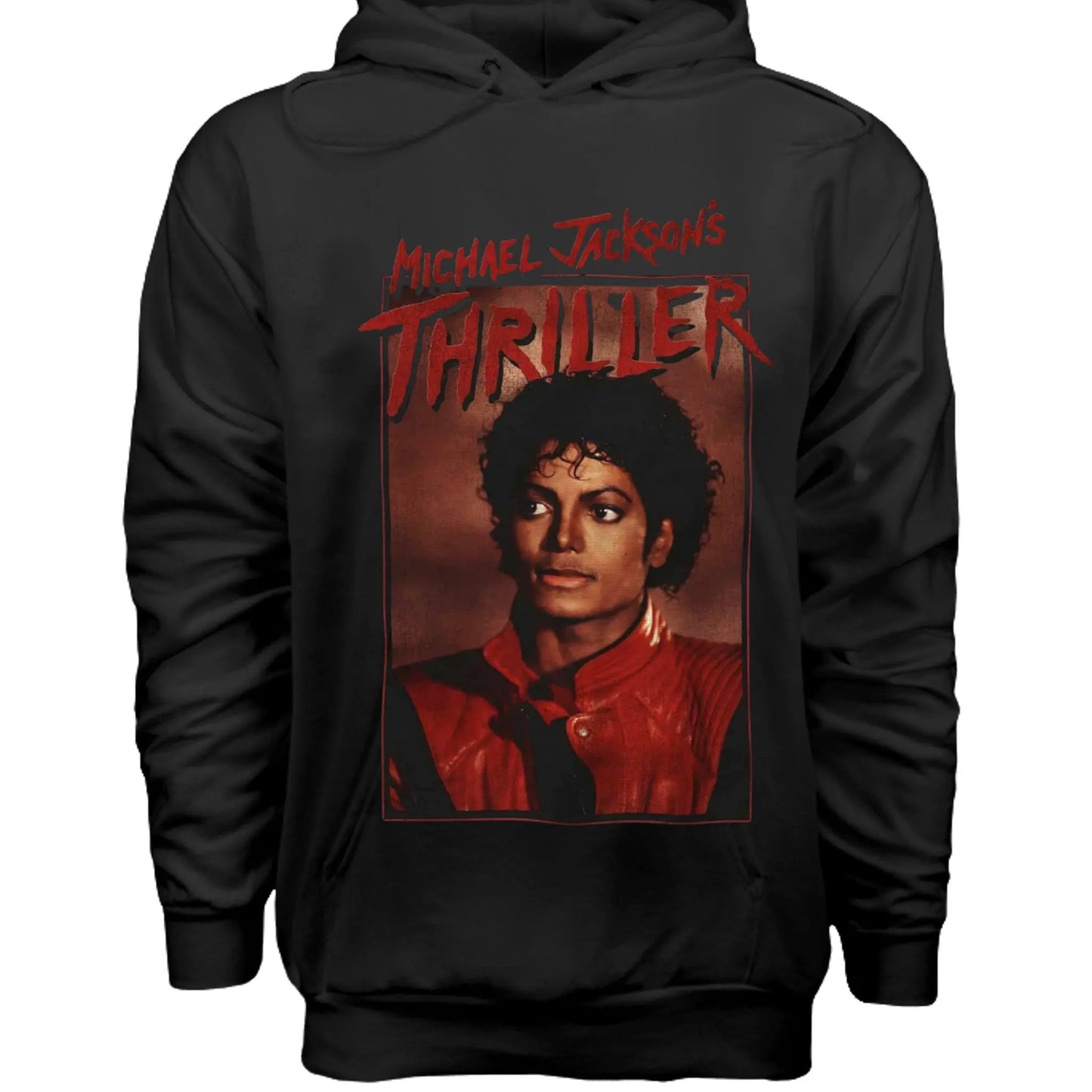 Hanes P170 Pullover Hood Michael Jackson Print For Mens by Inland Leather Co