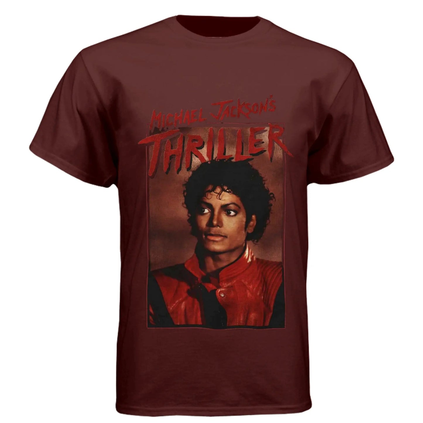 6010 Men's Triblend Crew Michael Jackson Printed Shirt by Inland Leather Co