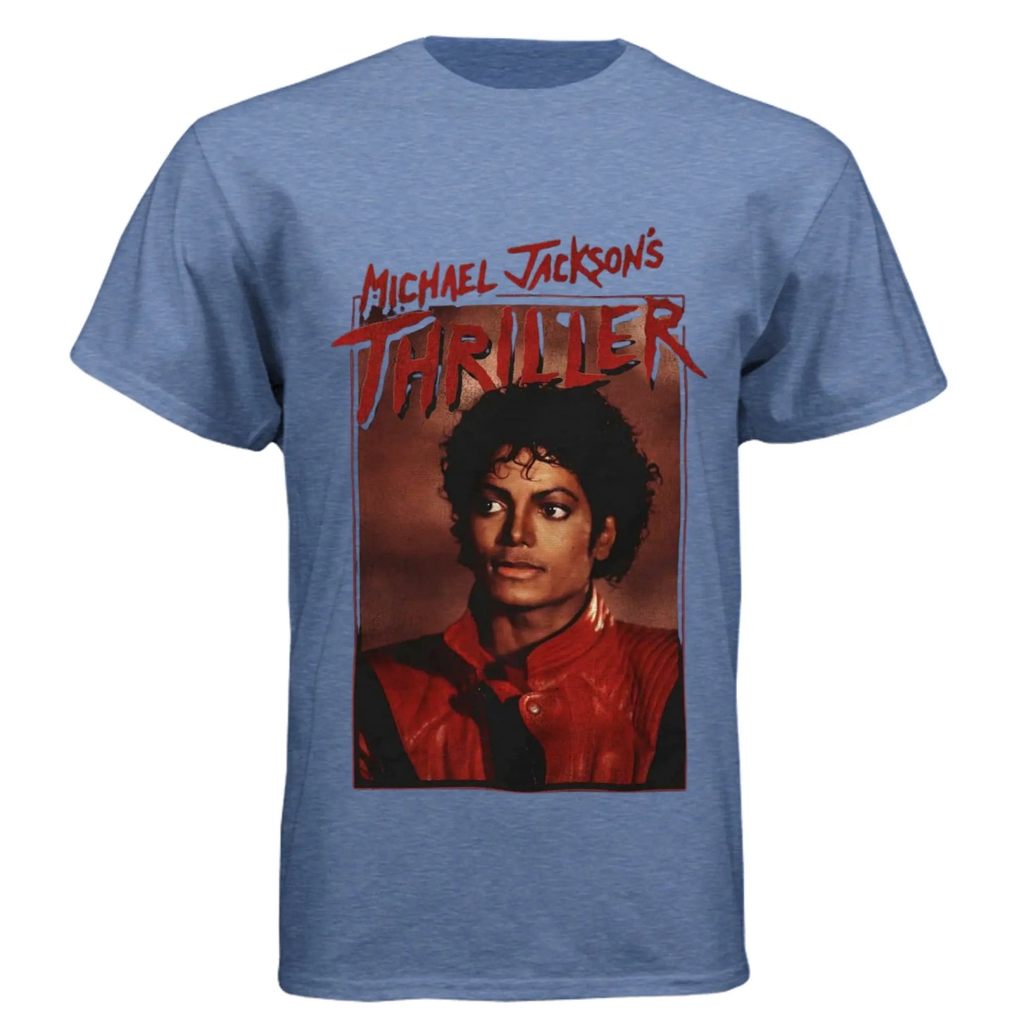 6010 Men's Triblend Crew Michael Jackson Printed Shirt by Inland Leather Co