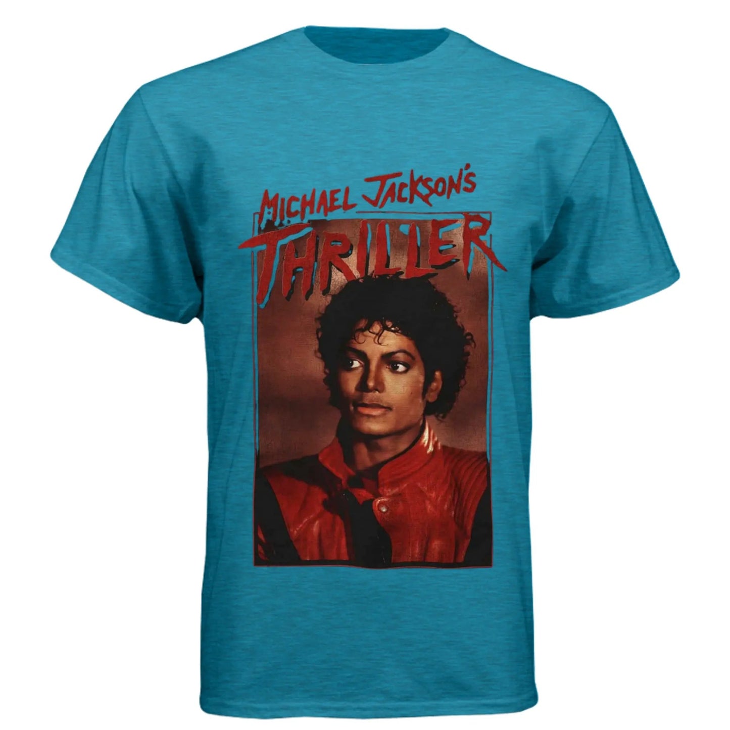 6010 Men's Triblend Crew Michael Jackson Printed Shirt by Inland Leather Co
