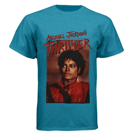 6010 Men's Triblend Crew Michael Jackson Printed Shirt by Inland Leather Co